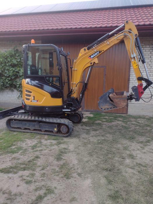 Wynajem minikoparki 3 t niska cena faktura VAT