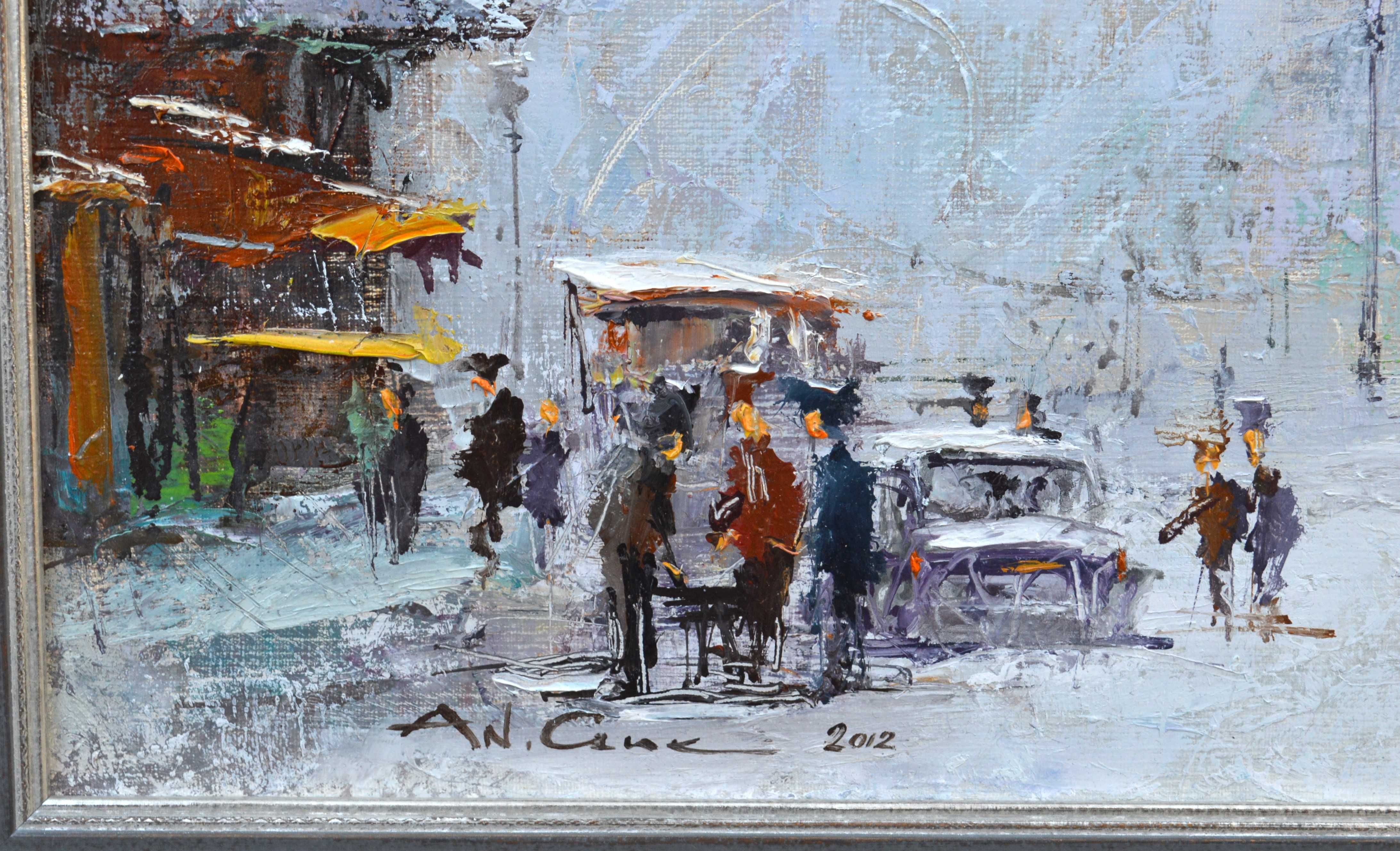 Картина художника Андрій Гук "Київ, Андріївський узвіз", 2012 рік.