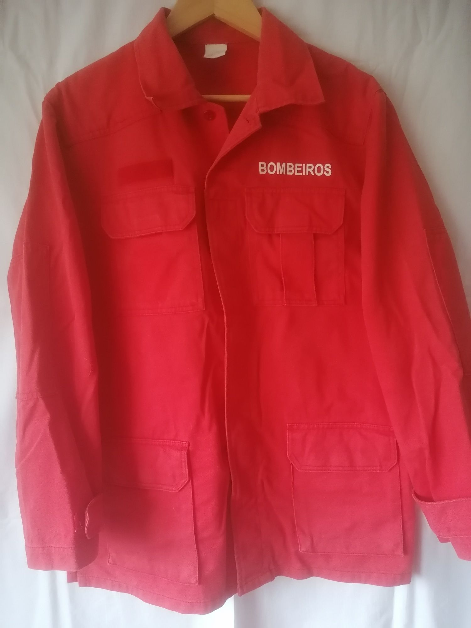 Casaco de farda de bombeiro,