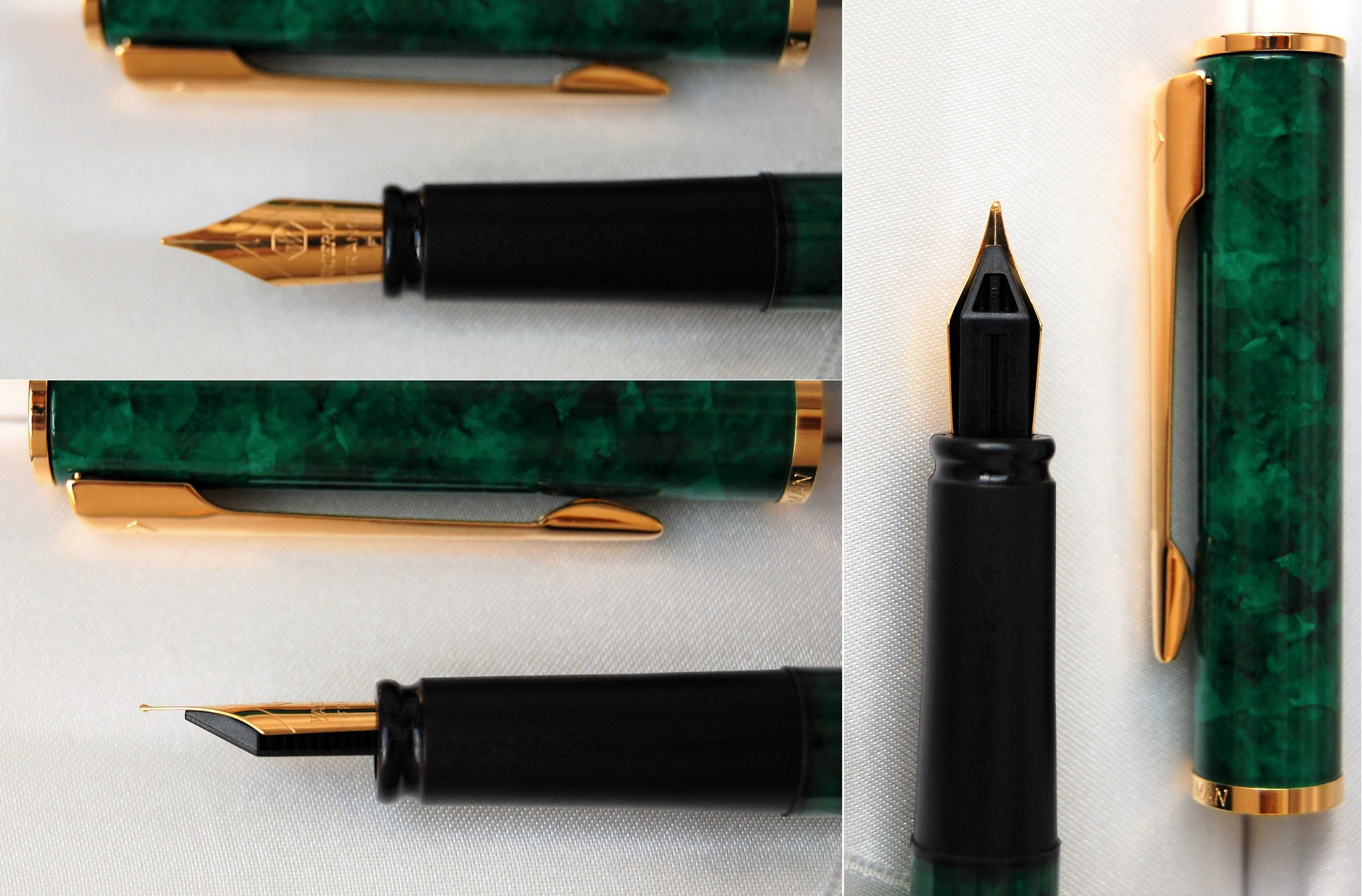 Pióro wieczne Waterman Apostrophe Green Marble zielony marmur złoto