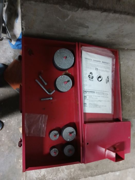 máquina de soldadura vermelha