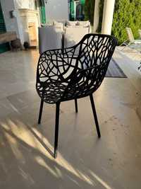 Cadeira Italiana em Aluminio com Braços - Designer: Fast Forest