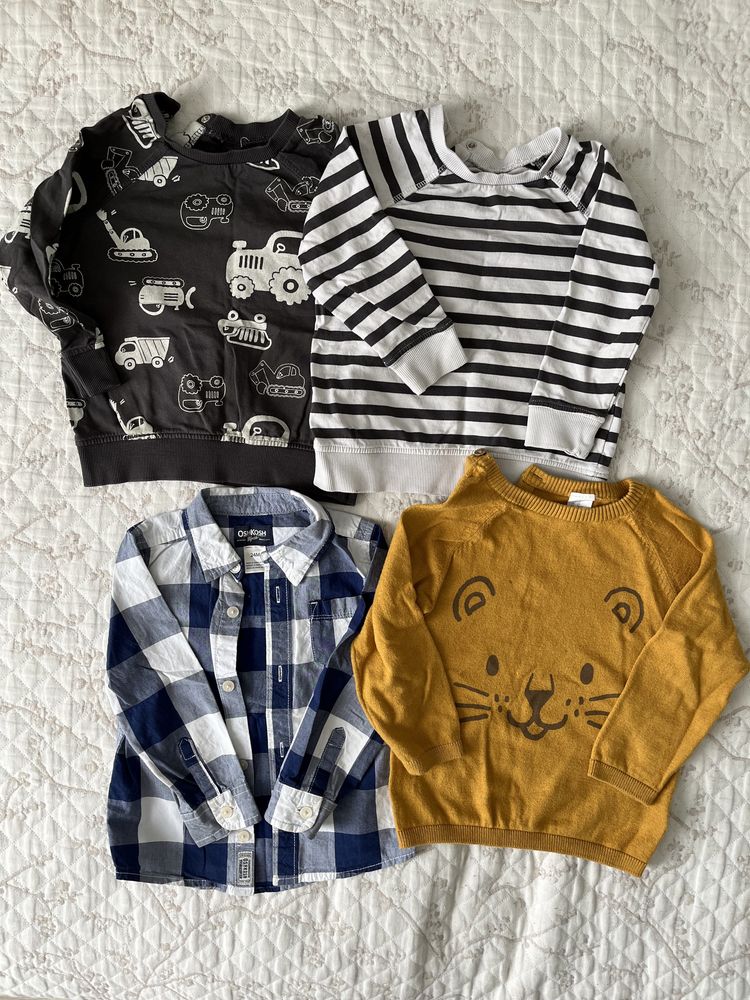 Кофта, светр, світшот, сорочка H&M, Carter’s