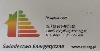 Świadectwa energetyczne