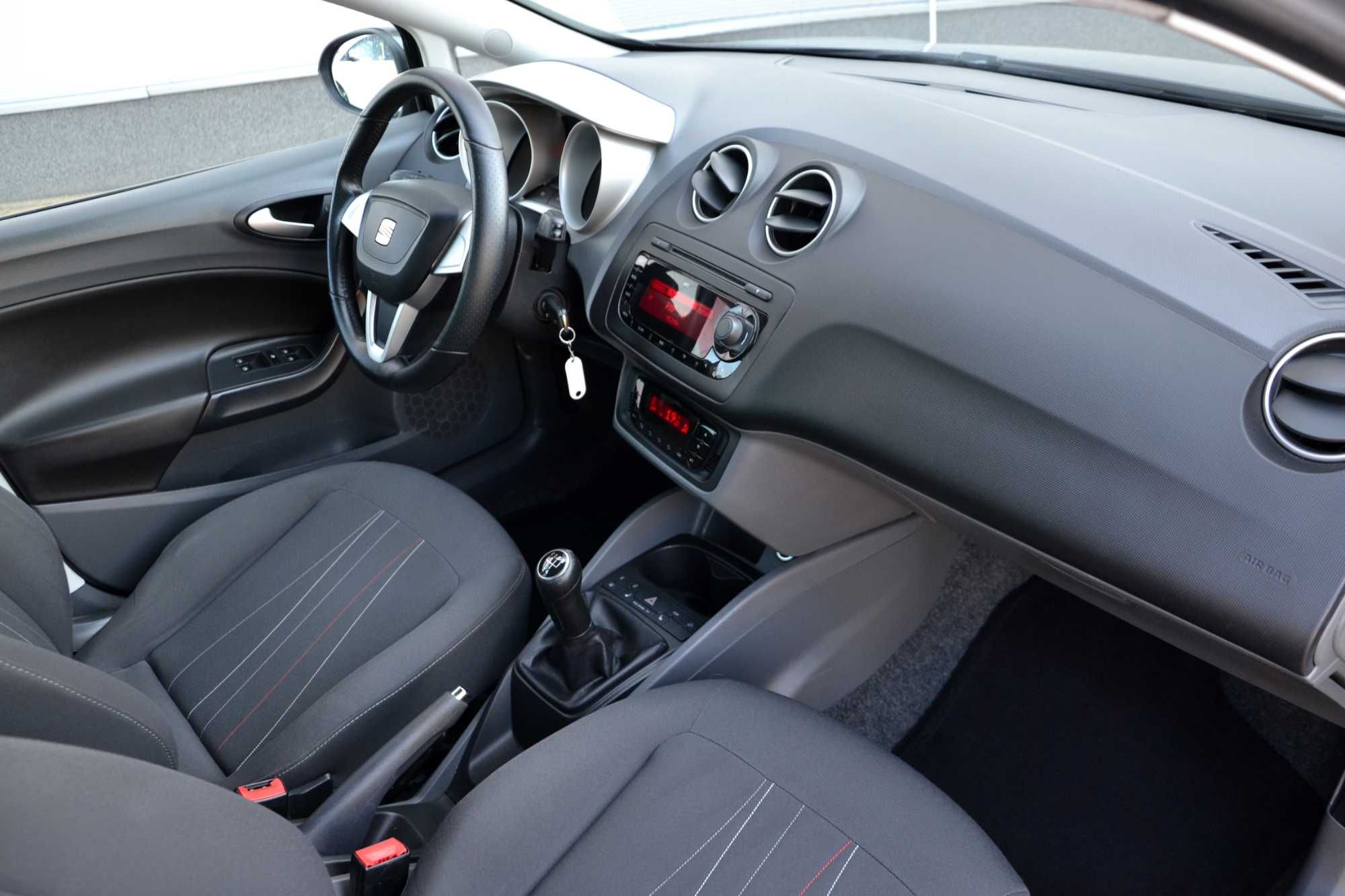 Seat Ibiza 1.2 MPI. 2012r. Klima* Alu* Grzane Fotele* Super Stan* Raty