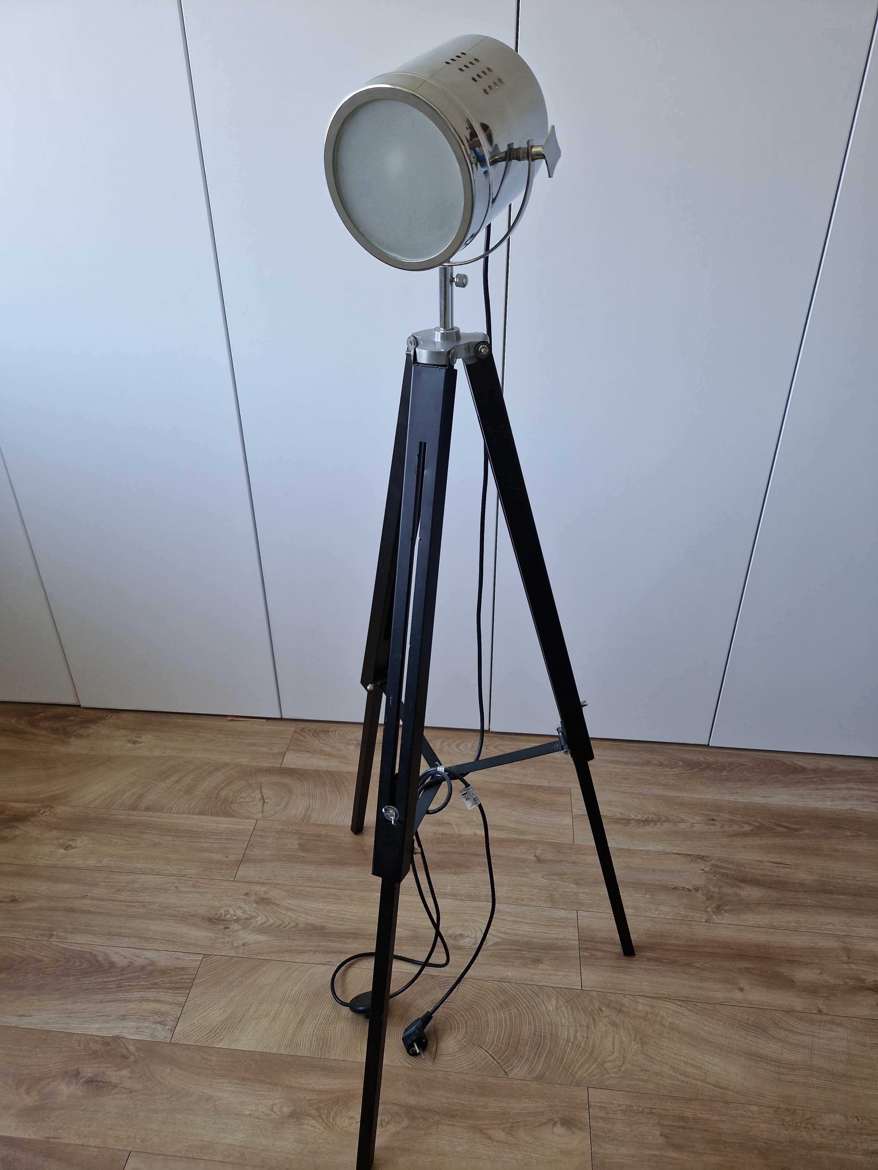 LAMPA PODŁOGOWA trójnóg vintage