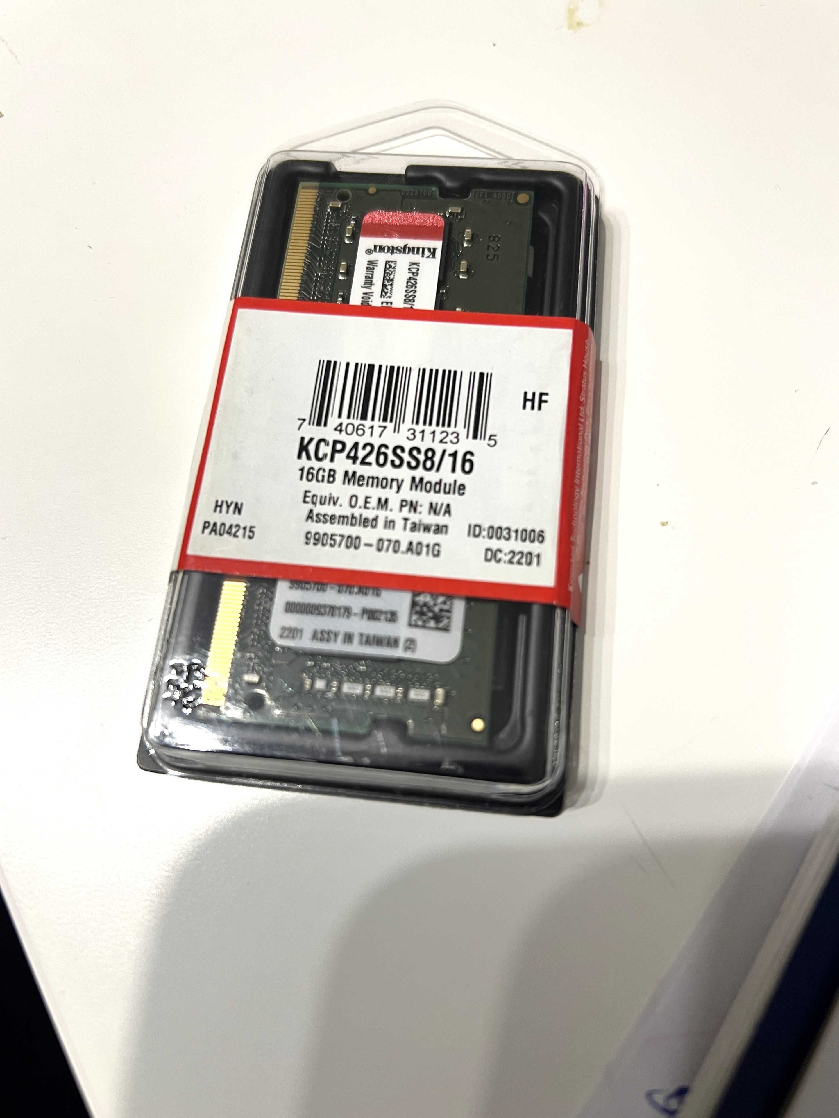 MEMORIA RAM 16GB DDR4 2666 NOVA Kingston