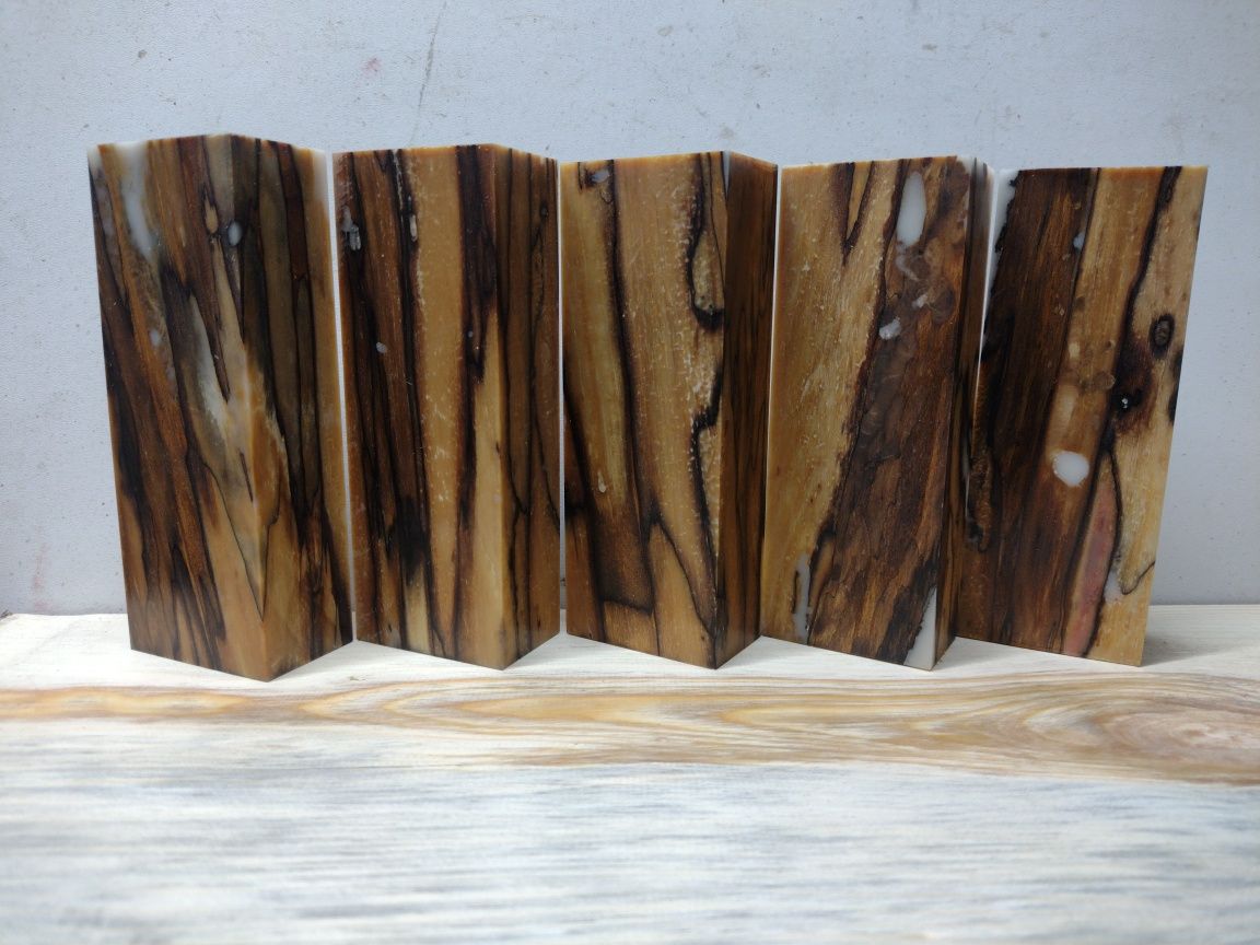 Стабилизированная древесина,стабілізована деревина, заготовки для ножа