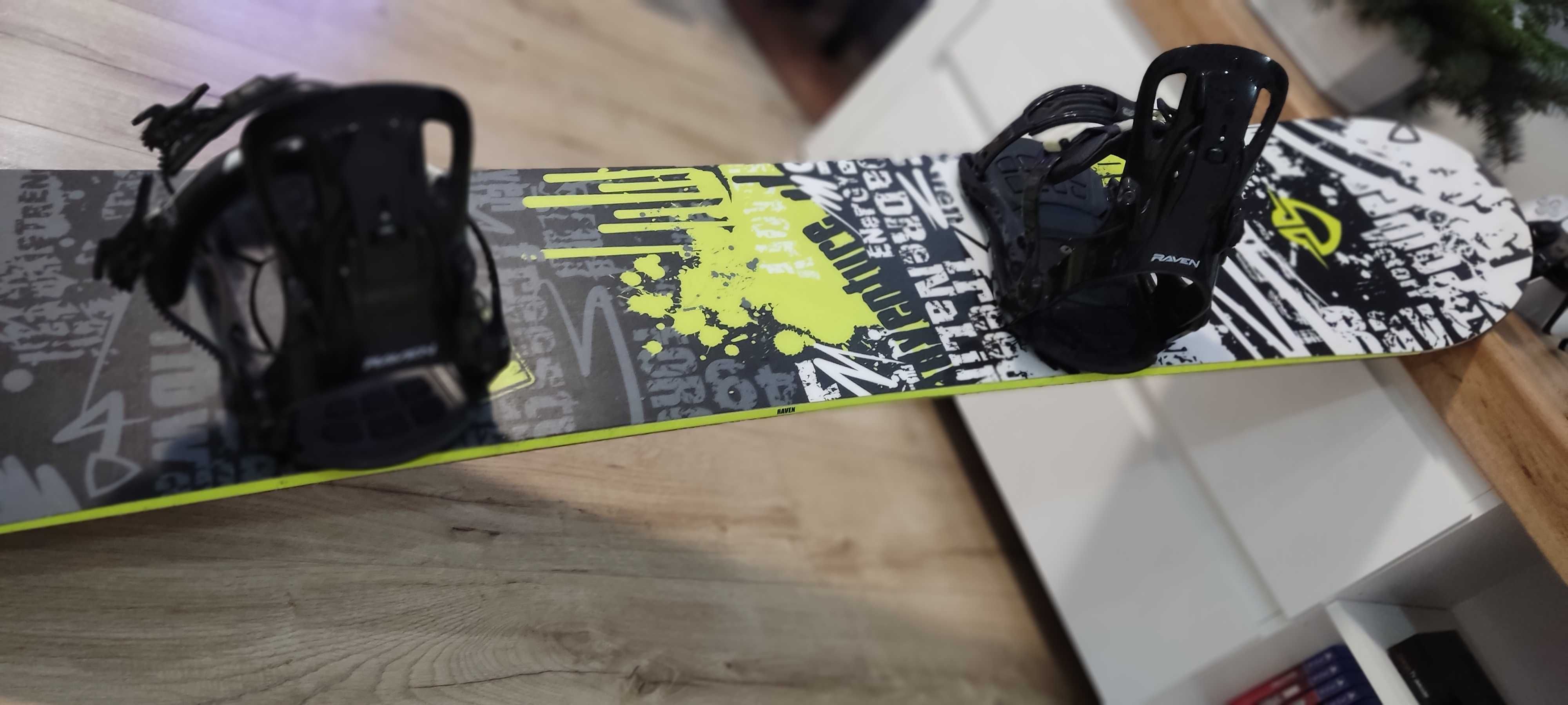 Snowboard Raven + wiązania + buty 47