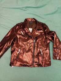 Пиджак куртка нарядная блестящая бронзой
