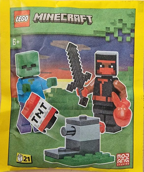 4 X minifigurka saszetki Lego MINECRAFT  wolny wybór