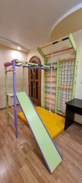 Дитячий домашній спортивний куточок Ліана  кольоровий і