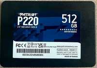 SSD накопитель PATRIOT P220 512 GB. НОВЫЙ