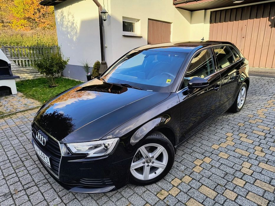 Audi A3 Sportback 1.5 150KM! Orginał! Serwis Aso do konća! Świeże Opny! ŚLICZNA!