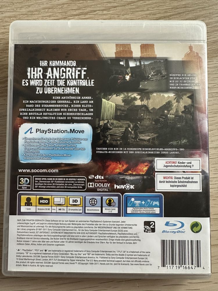 Socom Special Forces PS3
