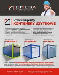 Kontener biurowy socjalny sanitarny producent