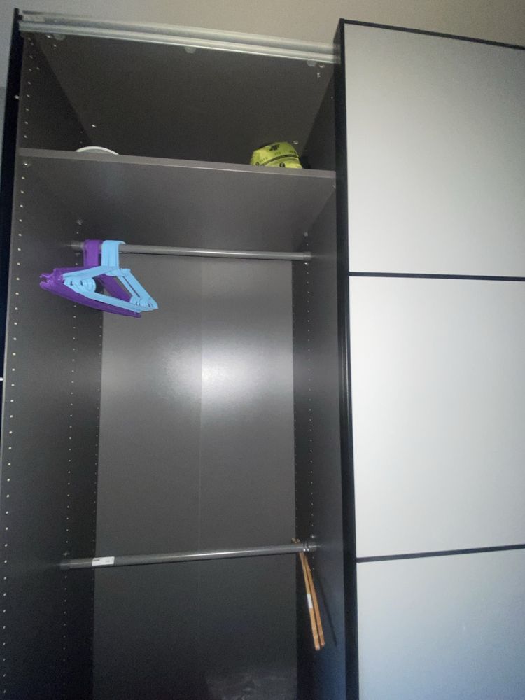 szafa pax ikea duza szara 150x58x236 prawie nowa