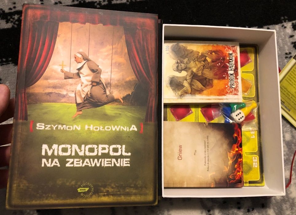 Monopol na zbawienie - Szymon Hołownia (książka i gra planszowa)