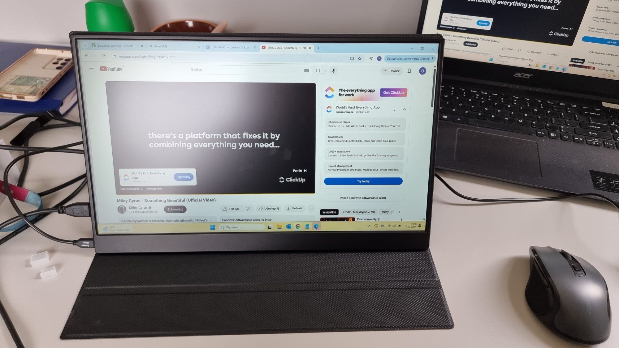 Monitor portable 15,6" HONGO