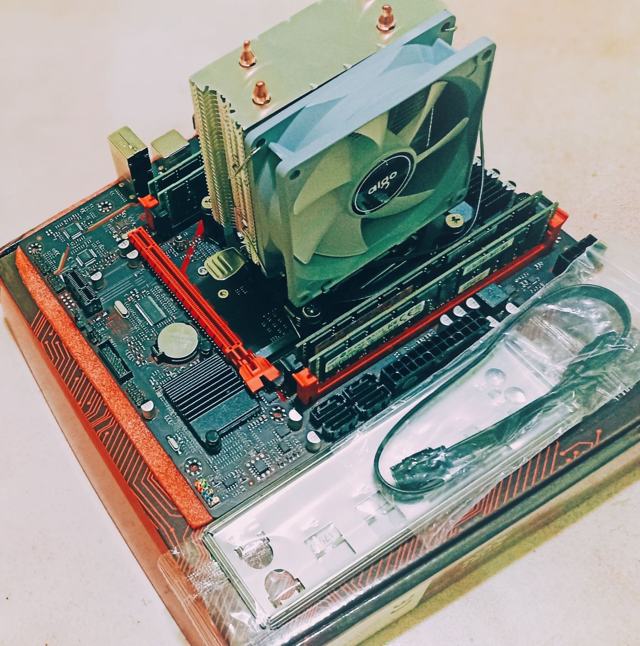 ТОП! Комплект Intel x99 lga 2011-3 12 ядер 24 потоков 16gb кулер