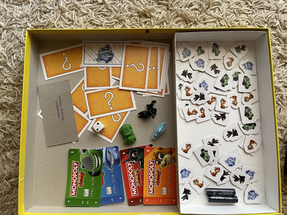 Монополия hasbro, с терминалом и банковскими картами