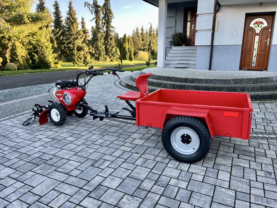Glebogryzarka spalinowa SARP (Pubert) zestaw z przyczepą