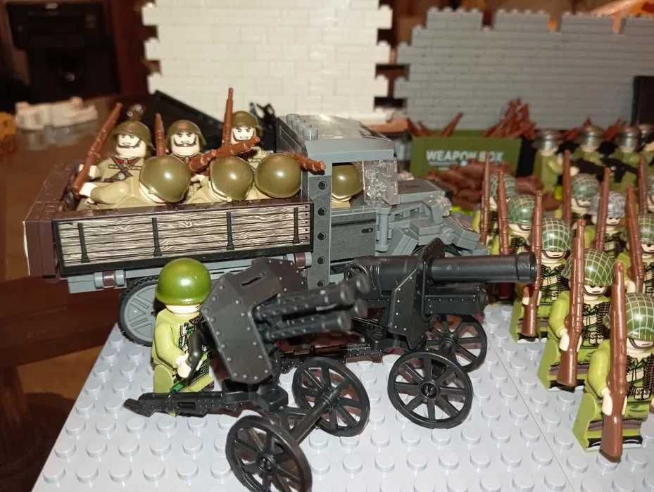 Zestaw Premium! 40 Figurek - Pole Bitwy wojna kompatybilne z Lego Cobi