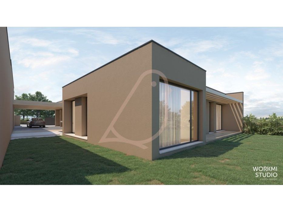 Moradia T3 térrea e isolada com piscina, em Fátima - Projeto exclus...