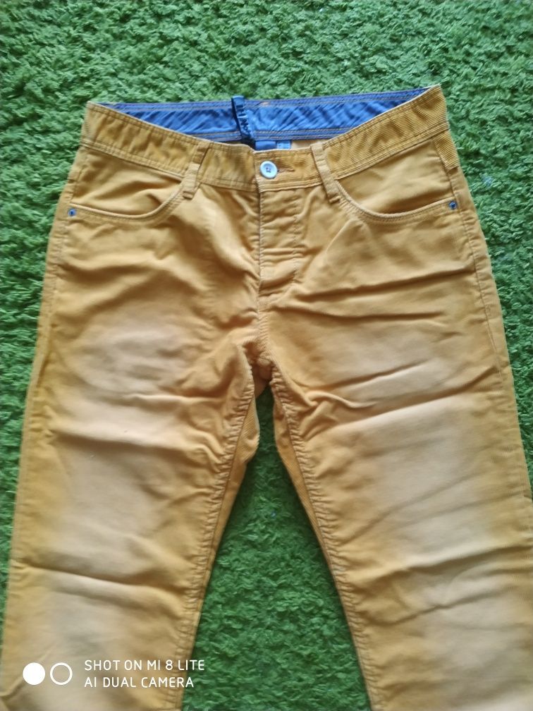 Чоловічі яскраві вельветові штани / джинси