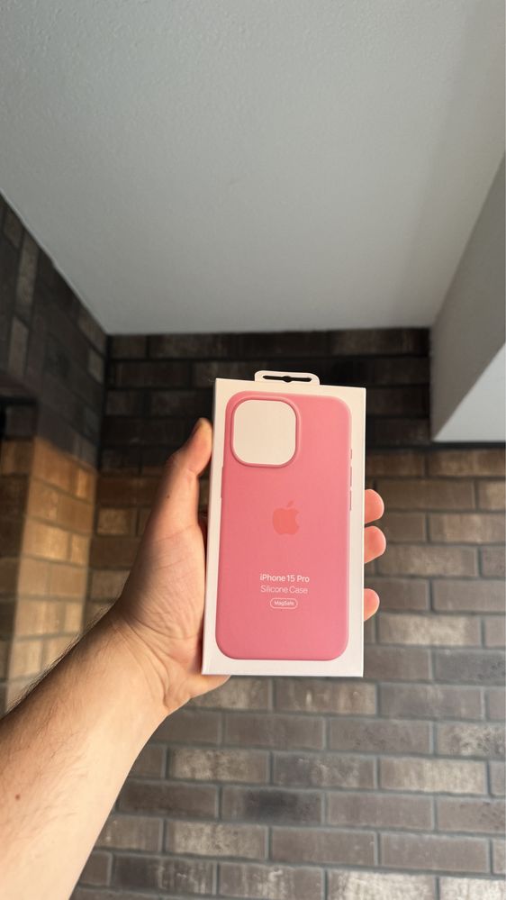 Silikonowe Magsafe Etui Iphone 15 Pro Pink