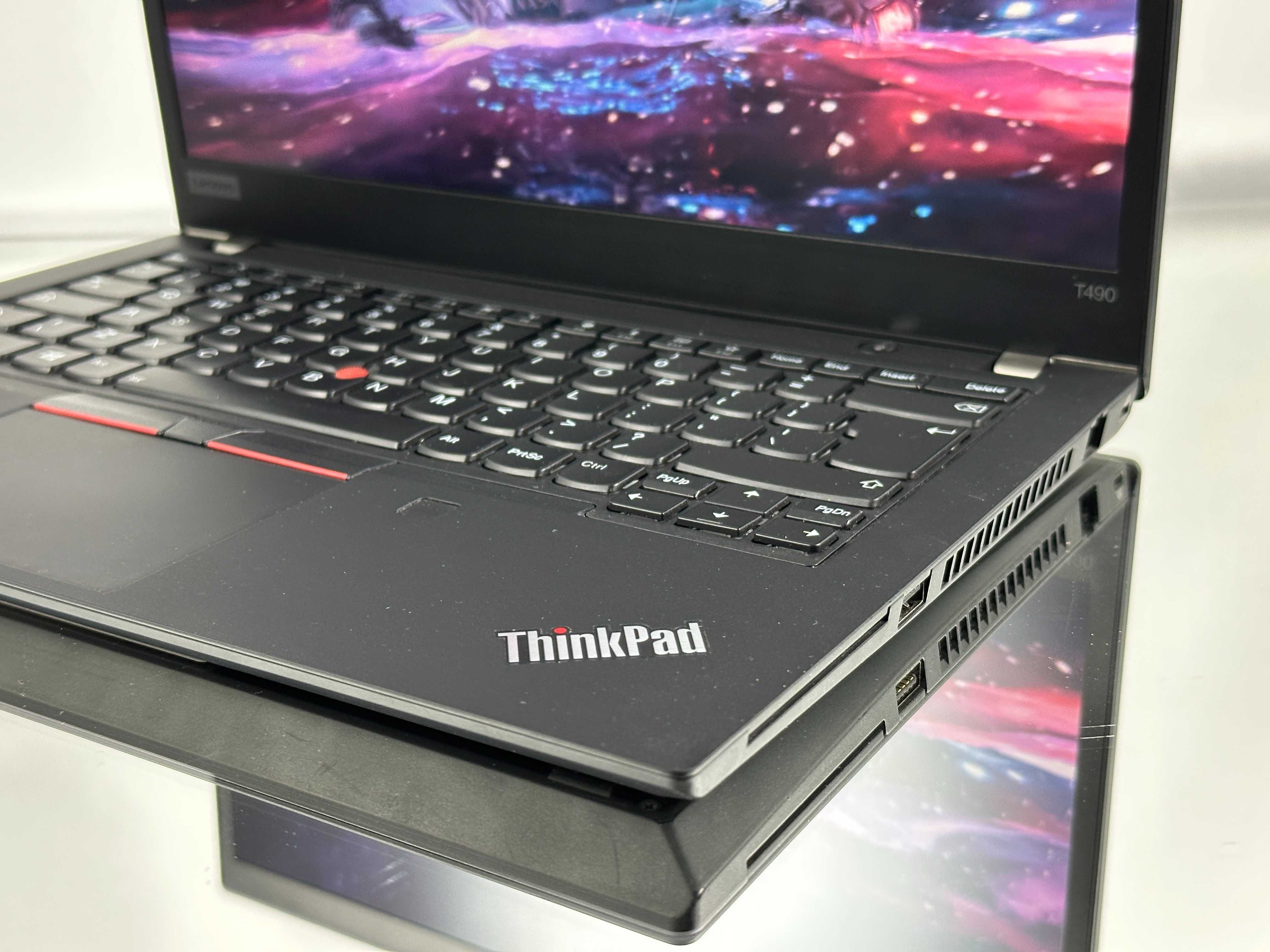 Tytanowy Laptop Lenovo ThinkPad T490 i5 512GB SSD FHD 14 Mocna Bateria