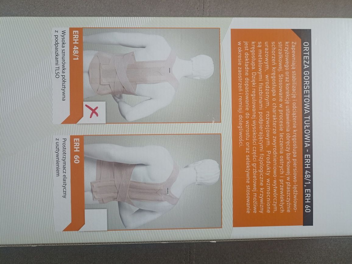 Erhem orteza kręgosłupa tułowia xl