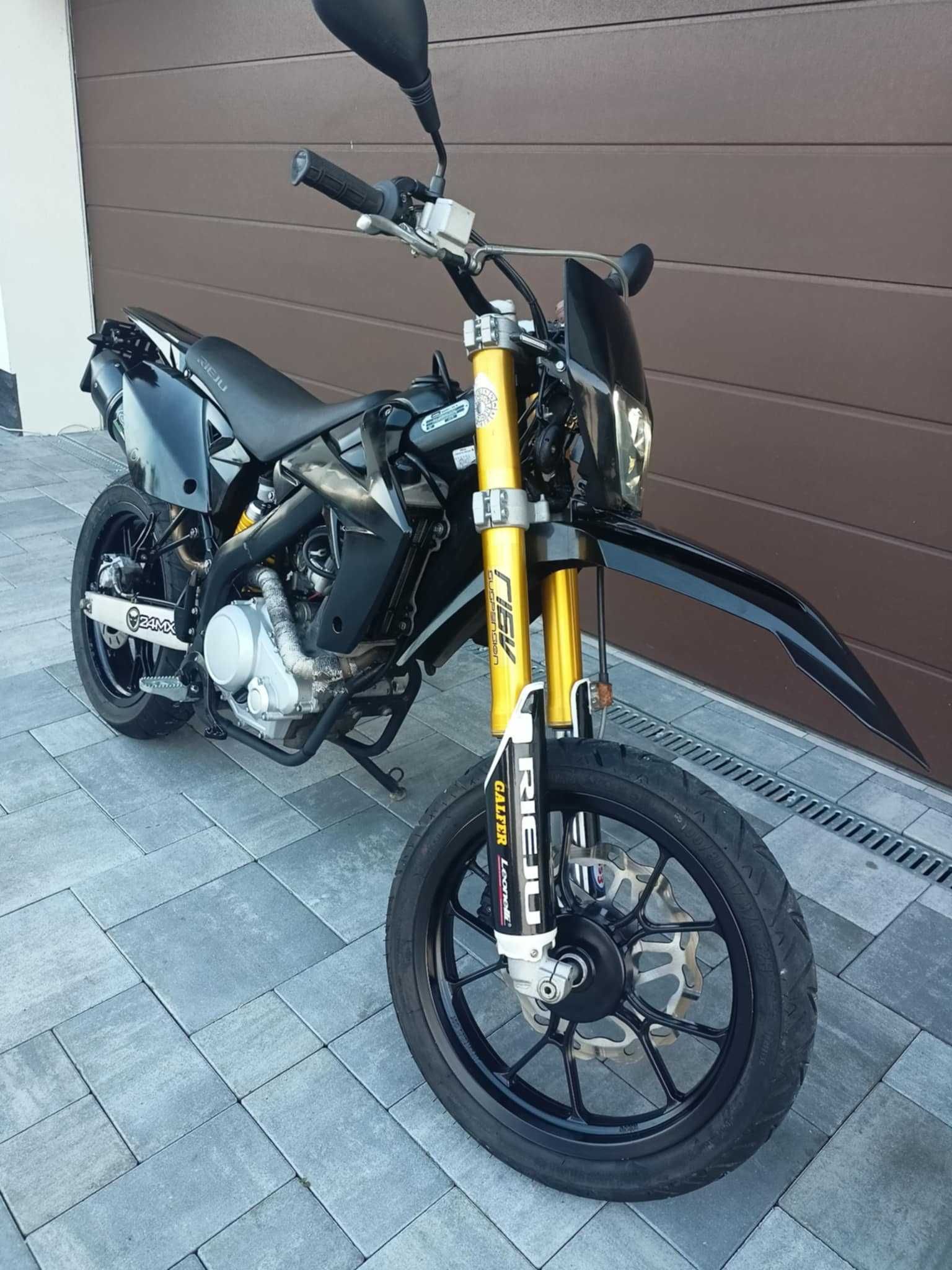 Rieju Marathon 125 MRT z 2016 roku z Austrii (silnik Yamaha WR)