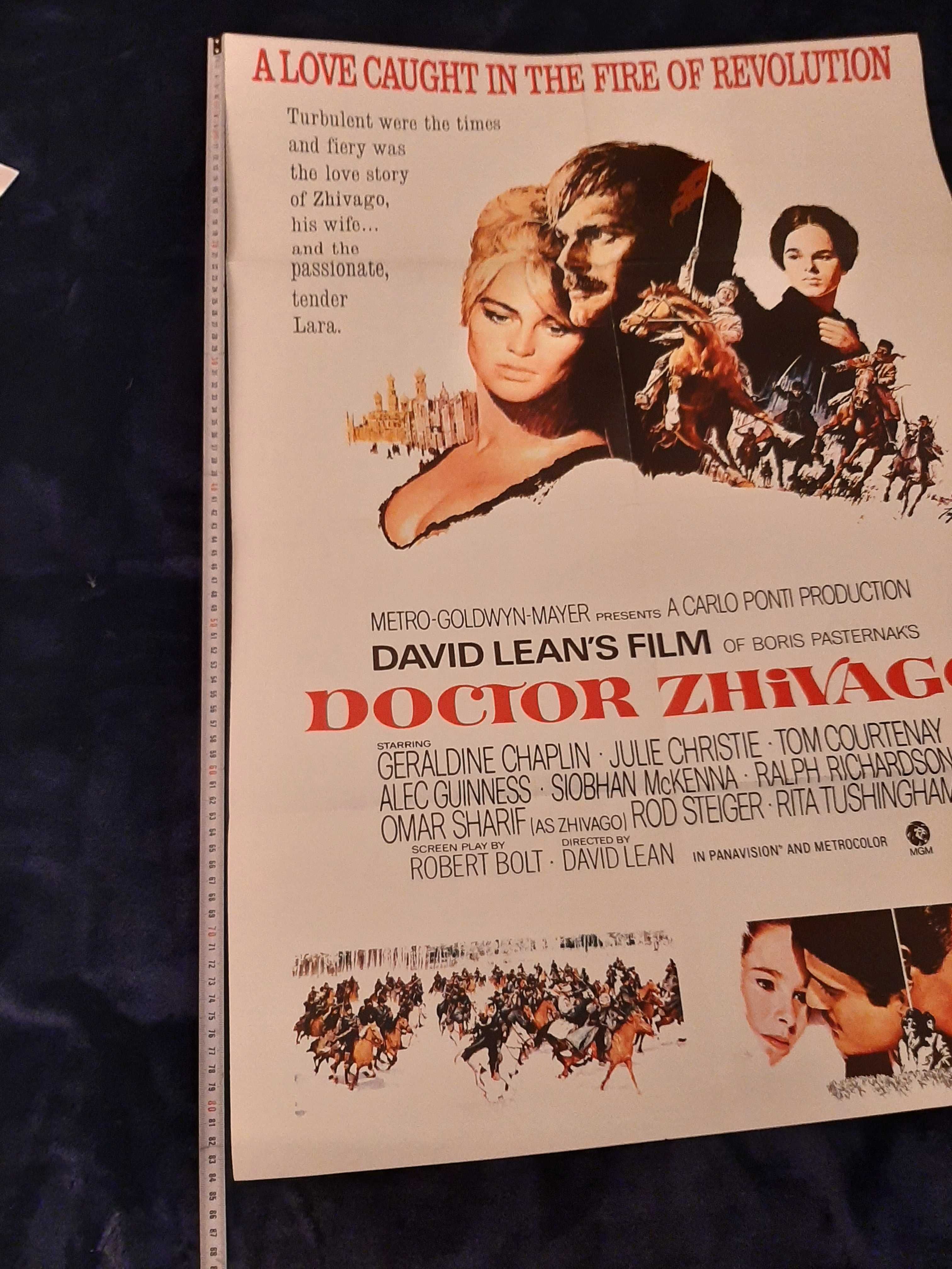 David Lean – Doctor Zhivago – Poster do filme : 84 x 60 cm