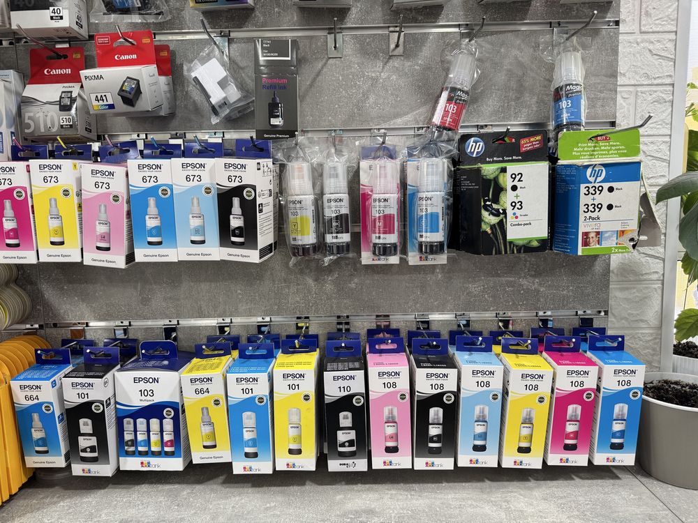 Чернила для принтера EPSON 664, 103, 101