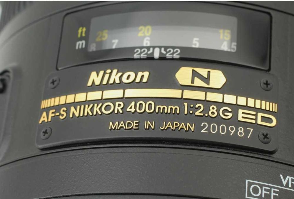 Nikon Nikkor AF-S 400mm F2.8 G ED VR **Bom Estado"