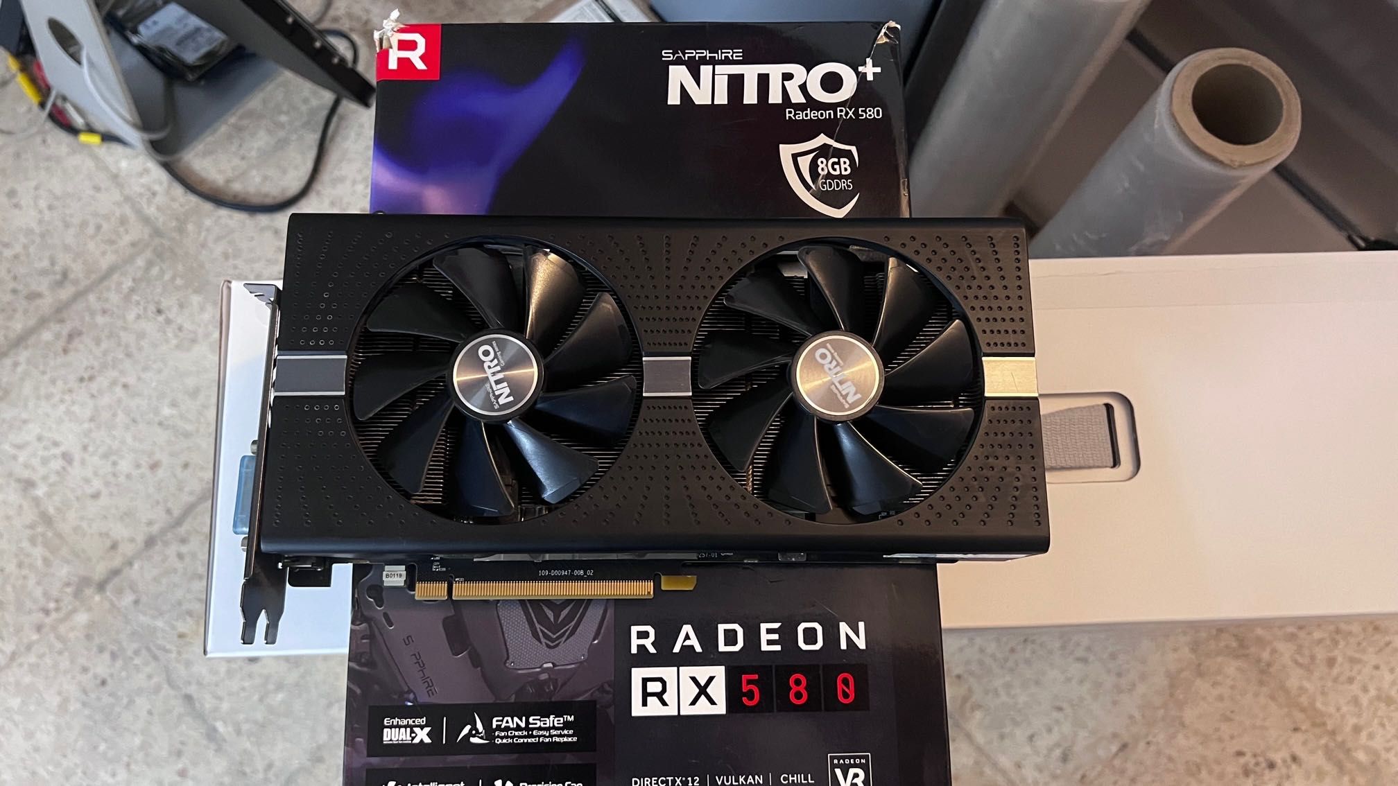 Placa Grafica RADEON RX580 de 8 G Sapphire NITRO