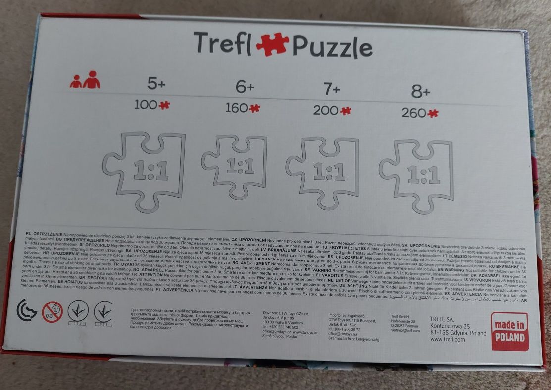 Puzzle Trefl FROZEN wiek 6+