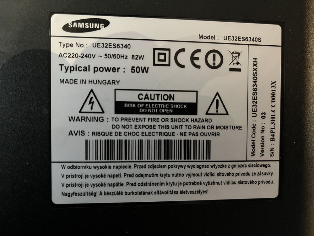 Telewizor SAMSUNG 32 cale