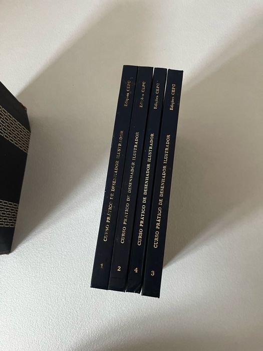 Conjunto livros - curso pratico de desenhor ilustrador