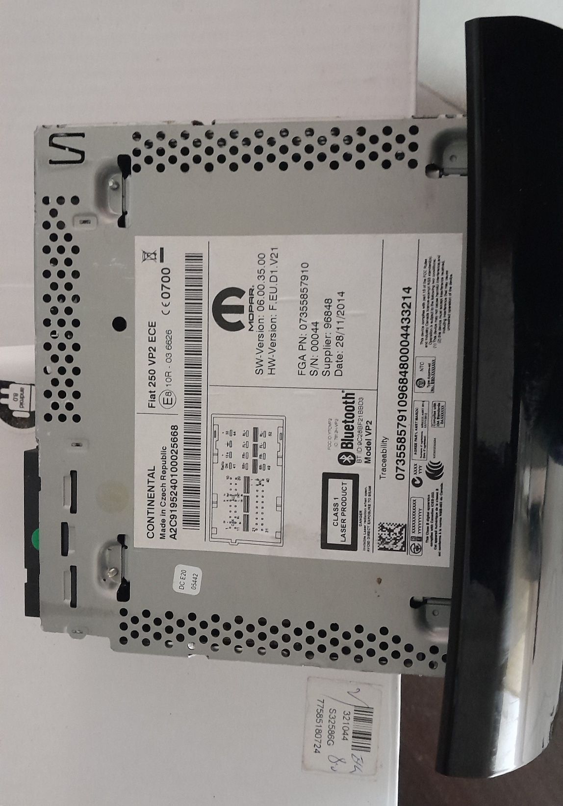 Ŕadio Fiat Ducato ( X250 ou X290 ) com leitor CD