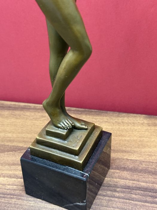 Бронзовая статуэтка, фигурка, скульптура, эротика, мрамор