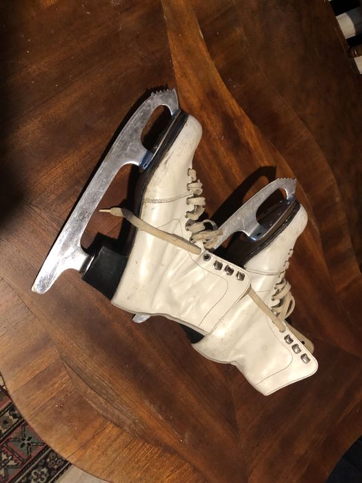 Коньки, ковзани советские кожаные, 37 р