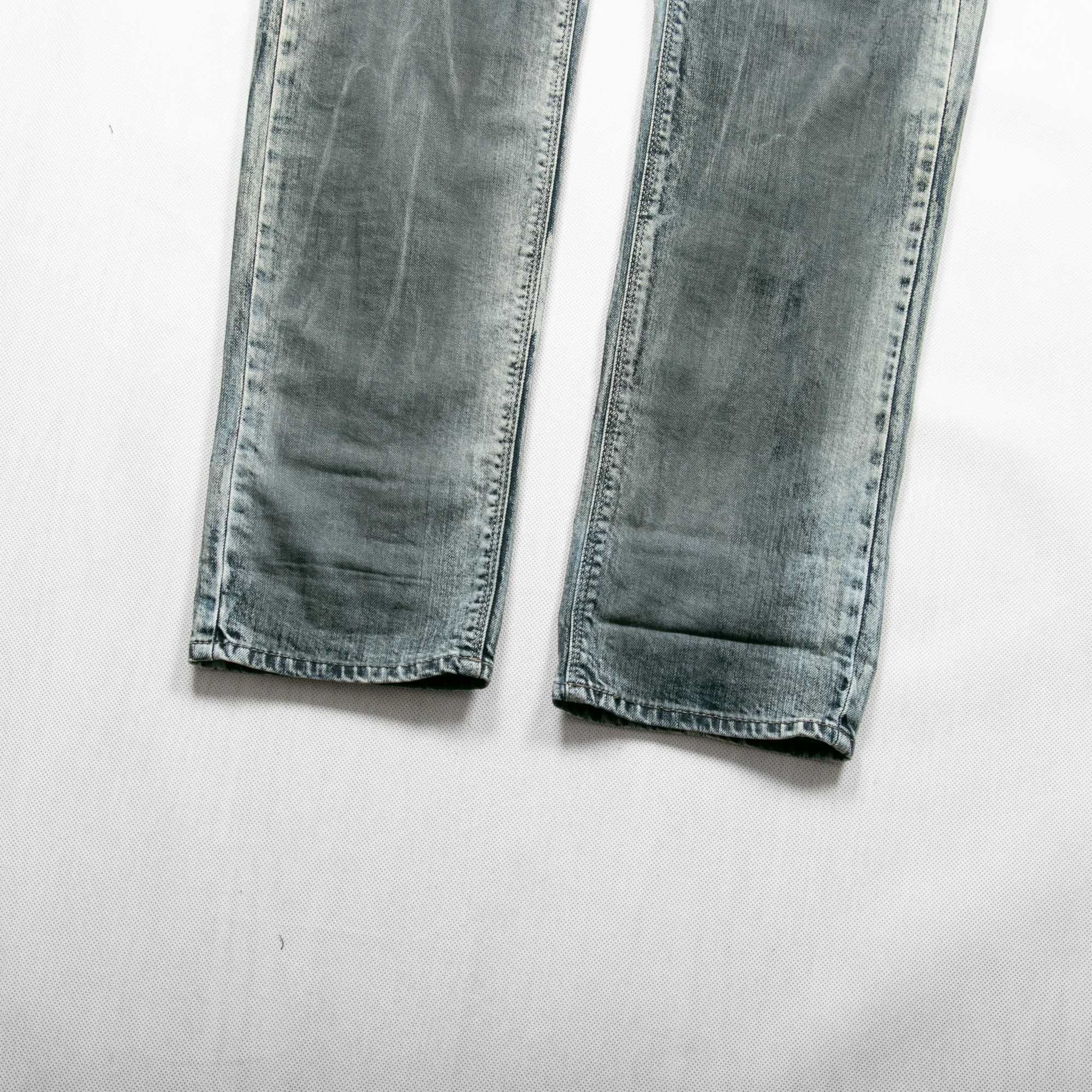 Imperial spodnie jeansowe 48eu/M washed denim niski stan