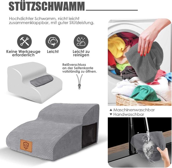 Schody dla małych psów Myiosus 2 stopniowe antyposlizgowe