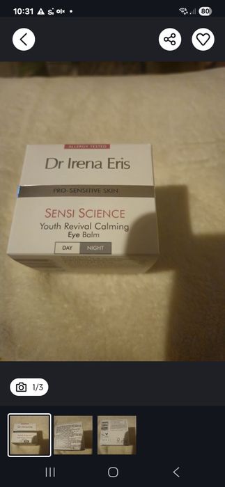 Dr Irena Eris Sensi Science Rewitalizująco-Łagodzący Balsam Pod Oczy 1