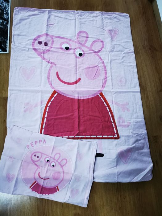 Peppa Pig bawełniana Pościel dla dziewczynki 130x90cm