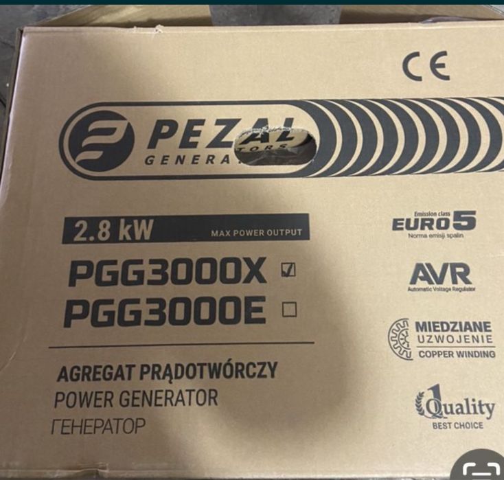 Генератор бензиновий Pezal 2.8 KW