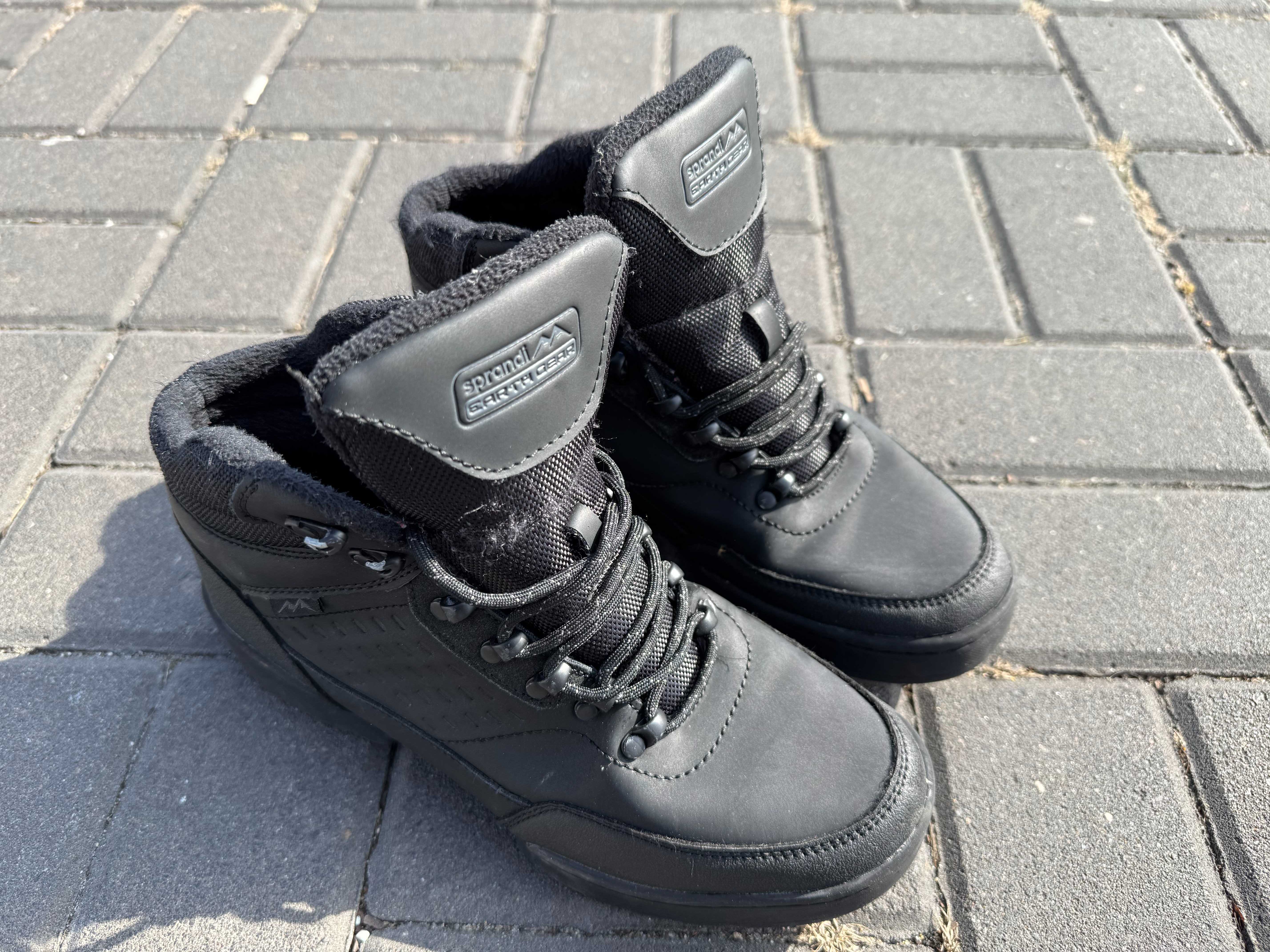 Buty męskie wysokie czarne Sprandi rozmiar 41