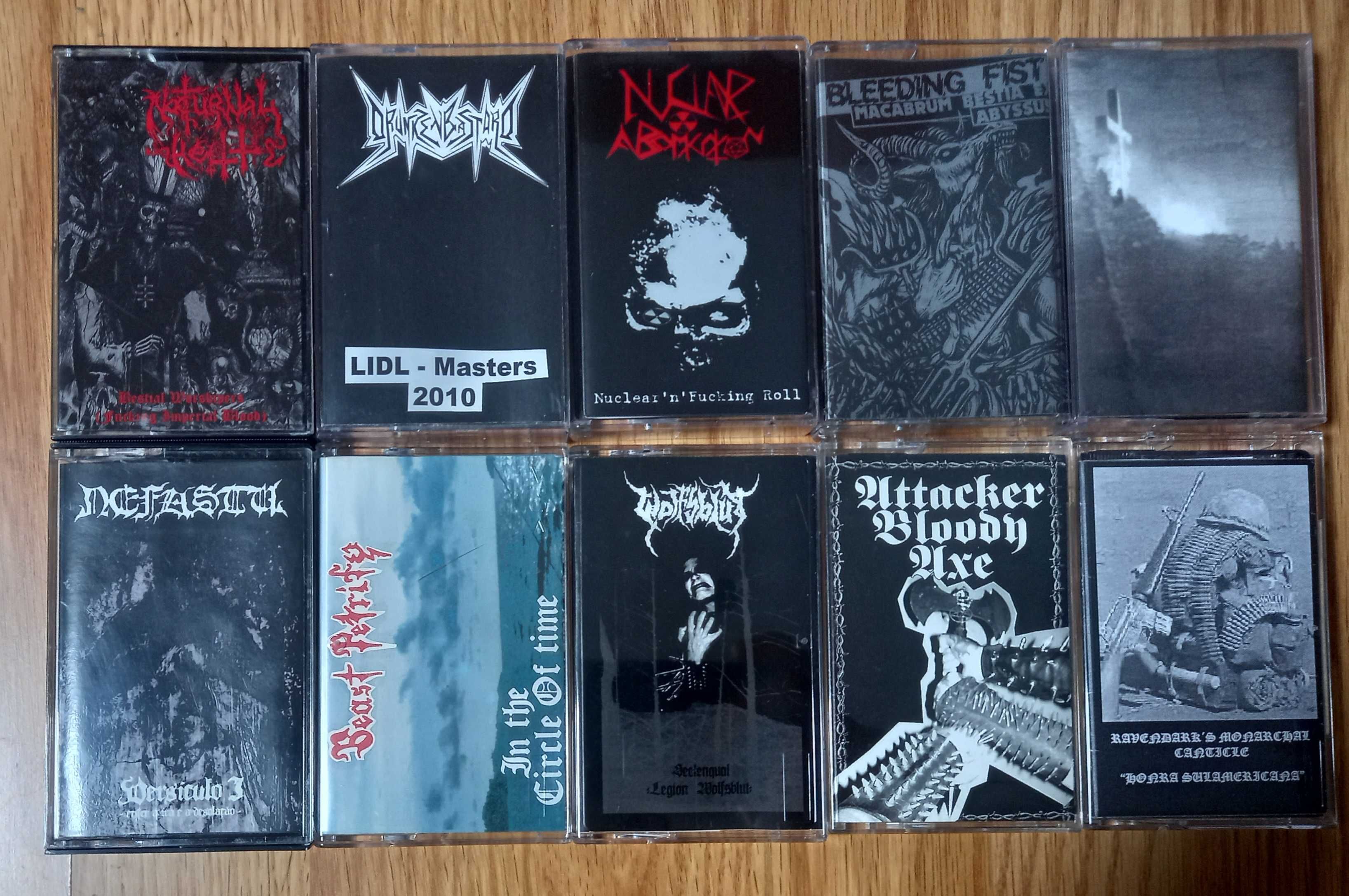 Cassetes Heavy Black Thrash Death Metal Sabbat Slayer Metalucifer